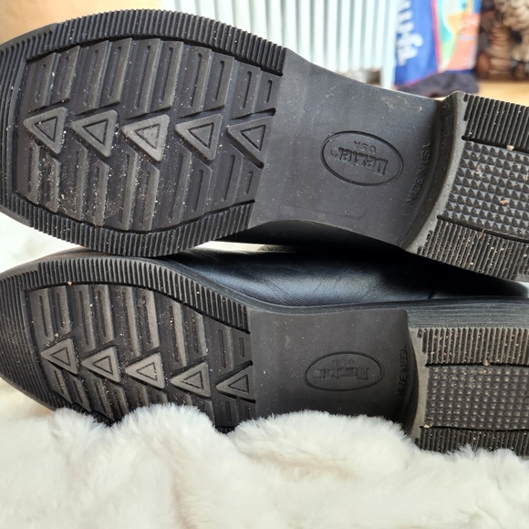 Vintage size 7 Narrow Leather Slouchy Dexter Hipster Boots Shoes - Picture 6 of 6